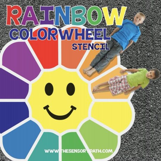 Color Wheel Stencil